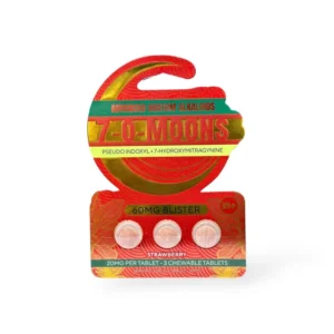7-O-Moons Pseudoindoxyl + 7-Hydroxymitragynine Chewable Tablet Blue Raspberry 20mg