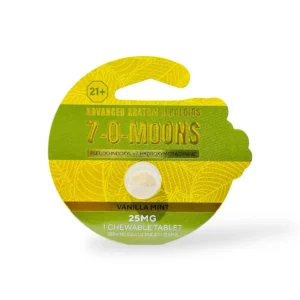 7-O-Moons Pseudoindoxyl + 7-Hydroxymitragynine Chewable Tablet Vanilla Mint 25mg
